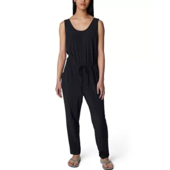 Columbia Women Anytime Tank Jumpsuit Black Size M - Picture 3 of 3
